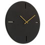 Wallity Timeless Metal Wall Clock - APS113 Negro y Dorado